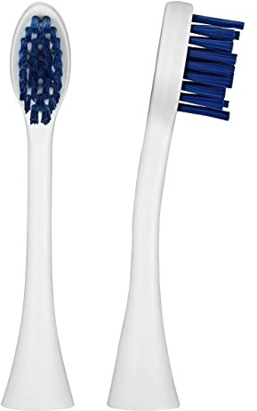 Curaprox Hydrosonic CHS 300 Power Duo-Ersatzbürstenköpfe, Dunkelblau | Für gründliche Reinigung & Zahnfleischgesundheit , Schallzahnbürsten-Ersatzköpfe, 2er-Pack , Swiss Made