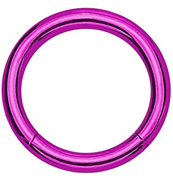 beyoutifulthings Piercing-Ring Universal-Piercing Brust Nippel Nase Septum Ohr Helix Cartilage klick-Verschluss Edelstahl Bunt 1+mm 6+mm