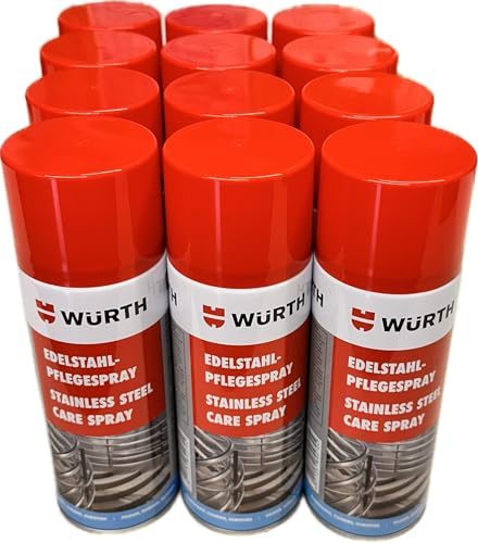 Würth detergente per acciaio inox cura spray 400 ML acciaio inox cura spray