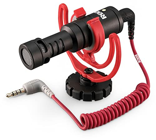 rode videomicro compatto sul microfono della fotocamera