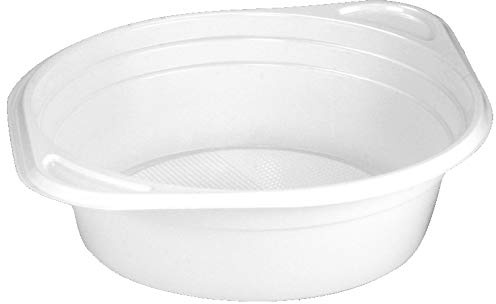 Pro DP 1000 Suppenterrinen Suppenschalen Suppenteller weiß PP recycelbar versch. Größen gemäß Auswahl - Inkl. Verpackungslizenz in D (350ml Ø12,4cm 53mm hoch)