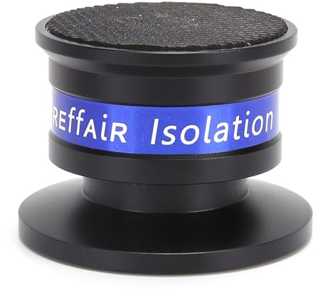 4 *Isolation Feet Pad, Skivspelare Audio Isolation Pad Spikes, Isolation Spikes Pads Anti -vibration And Non -slip Rubber For Turntables Recorders(svart)