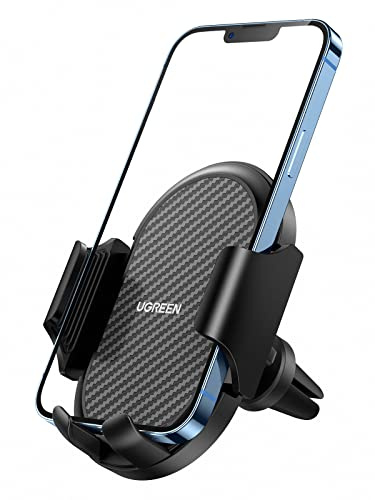 UGREEN Handyhalterung Auto Lüftung Universal 360 Grad KFZ Halterung Handy Handyhalter fürs Auto Smartphone Autohalterung kompatibel mit iPhone 12 13 14 Pro Max Mini, Galaxy S23 S22 S21 S20