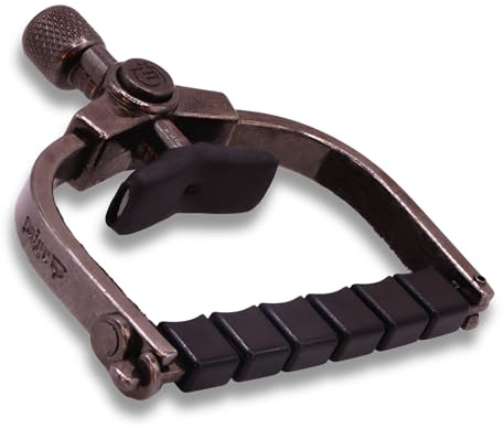 Paige Clik Capo PC-6W-ETI 6-strängad bredd | Handgjord i USA, patenterad CLIK-frigöring, individuella stränginsatser, surrfritt ljud, låg strängspänning