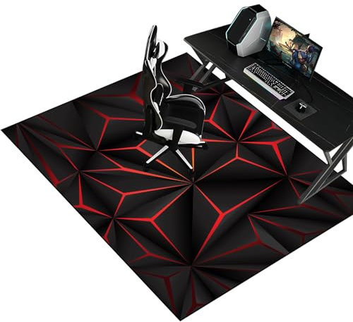 Gaming Bürostuhl Unterlage | Bürostuhl Unterlage | Bodenschutzmatte Bürostuhl | Bodenschutzmatte für Hartböden | Bodenmatte Stuhlunterlage | Schreibtischstuhl unterlage für Laminat 140 x 180 cm