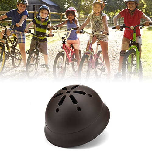 Casco para Bebé, Cómodo, Transpirable, 13 Orificios de Ventilación, Protección Integral, Casco para Bicicleta Infantil (BROWN)