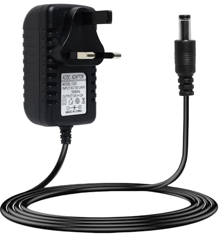Universal 12V 2A Power Supply, AC/DC Adapter 100-240V 50/60Hz
