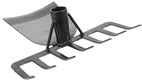 YARNOW Houe Outil Multifonction Outil De Jardinage Compact Outils De Tranchée Polyvalents Binette De Jardin avec Râteau Outil De Creusement De Jardin Gadget De Jardin Acier Inoxydable