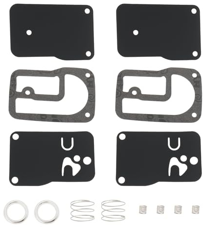 VGOL 2 Sätze Vergaser-Reparatursatz Kraftstoffpumpen-Membransatz Ersetzt Kompatibel mit Briggs & Stratton 393397 Membran Passt für 401400 253400-255400