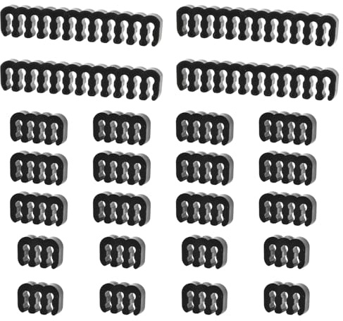Anseom Peigne de Câble, Kit Organiseur de Câbles 24-Pin, 8-Pin, 6-Pin