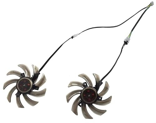 Parte di raffreddamento del computer 85mm FDC10H12S9-C GTX 1070TI GPU Scheda Ventola di Raffreddamento Sostituita for GTX 1070 GTX 1070 TI 8G Dual GTX 1060 GTX1080 Scheda Video(Type A - 2PCS)