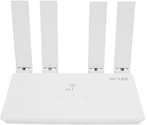 Annadue Routeur 4G LTE, Routeur WiFi de 150 Mbps avec 32 Appareils SIM SIM Card Slot pour Europe Asie