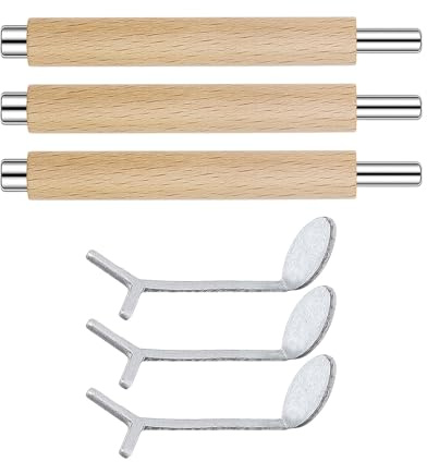 Lot de 3 aimants en gel avec motif cœur et guide en forme de Y pour une décoration parfaite des ongles