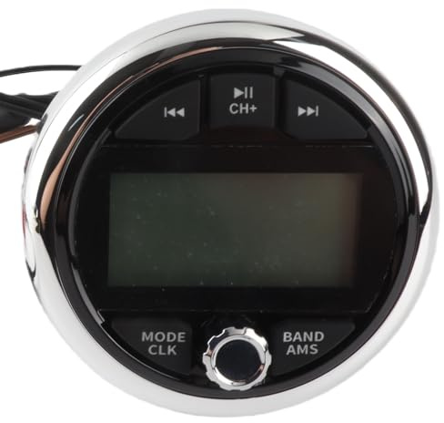 ZDETGU Ricevitore Stereo Marino DC 12V Lettore MP3 Ricevitore Musicale Multimediale Digitale per Veicolo di Ingegneria RV per Yacht