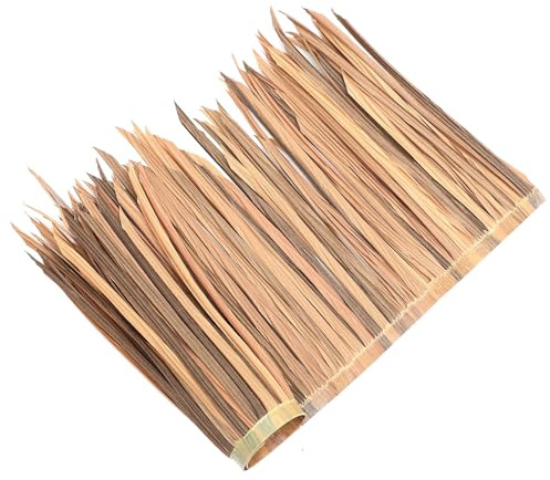 FOMIYES Tetto di Paglia Artificiale Resinosa Ignifuga per Gazebo e Padiglioni, Copertura Estiva e Invernale per Giardino Outdoor Effetto Realistico