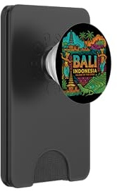 Bali Indonesia Travel Souvenir City Landmark Tourist Gift PopSockets PopWallet for MagSafe