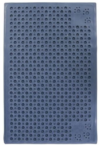Petlinks Purr-fect Paws Multipurpose Cat Litter Mat - Blue, Medium