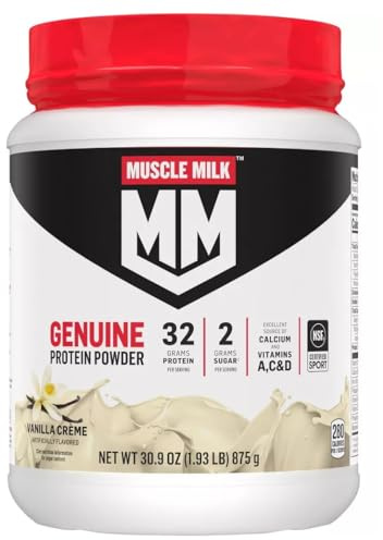 Muscle Milk Lean Muscle Vanilla Creme Protein Powder, 1.93 Pound (Pack of 1)
