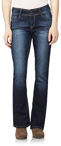 WallFlower kvinnors Instastretch Luscious Curvy Bootcut jeans, Betsy, 1 Long