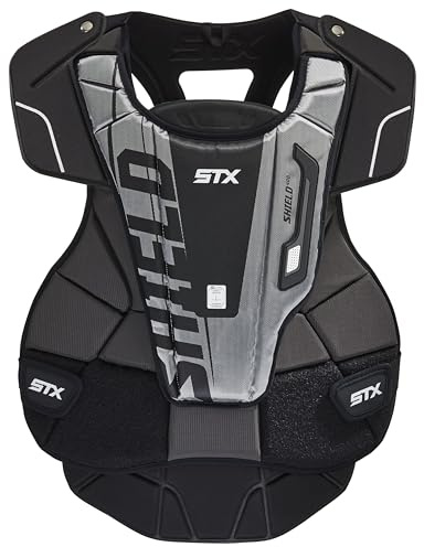 STX Lacrosse Shield 400 Chest Protector, Small , Black