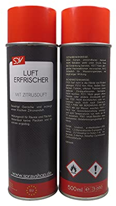 SDV Chemie Lufterfrischer Spray Zitrone 1x 500ml Duftspray Raumspray Raumerfrischer Raumduft