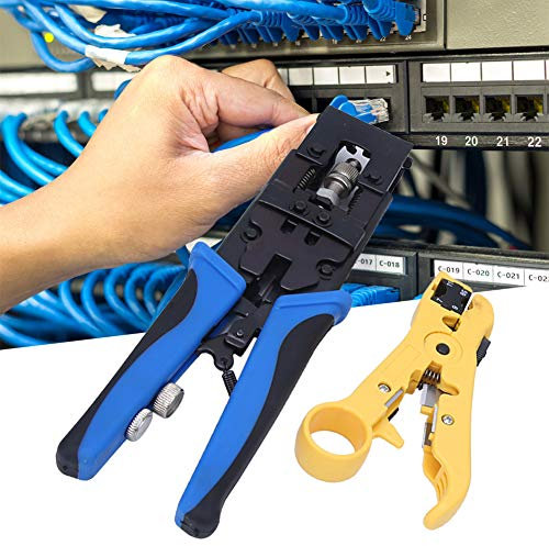Pince à sertir pour câble - Outil de sertissage de fil - Outils d'électricien - Pince à sertir pour câble coaxial F Bnc - Réseau de sertissage de compression