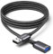 KiwiBird alargador usb, cable usb macho hembra 2 metros extension cable alargo prolongador extensor extender carga datos compatible con TV PS5 coche teclado ratón impresora disco duro externo escáner