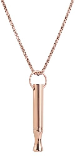 Mikovivi Collier de Respiration Pleine Conscience, Collier en Acier Titane Arrêt du Tabac Respiration Facile Médaillon Anti-Stress pour Femmes Hommes