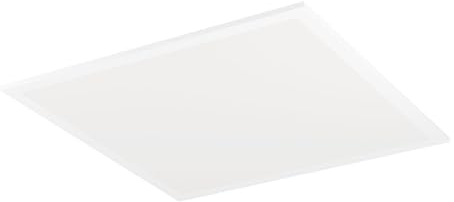 EGLO LED Panel Moradillo, Deckenleuchte flach | Deckenpanel aus weißem Metall und Kunststoff, Deckenlampe warmweiß, neutralweiß, kaltweiß, 40 x 40 cm