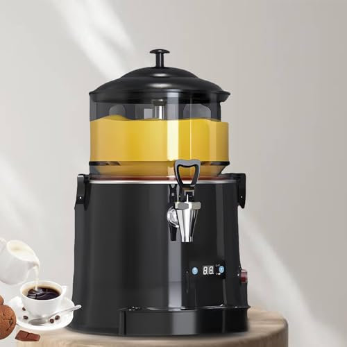 Glowdora Dispensador De Chocolate Caliente Comercial 5l 10l, Fuente De Chocolate, Máquina Eléctrica para Preparar Bebidas De Chocolate, Máquina para Templar Chocolate Ajustable De 30 A 90 °C.,5L