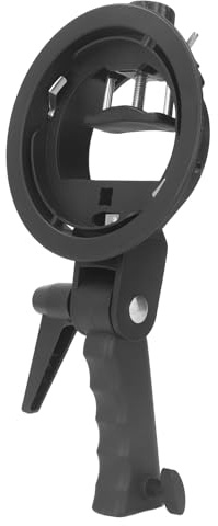 aqxreight Handheld Grips Typ Halterethalter für Flash Snoot Softbox Beauty Dish Reflektor Schirme Tragbarer Typ Halters Klammern Klammhalter Flash -Klammern Brack