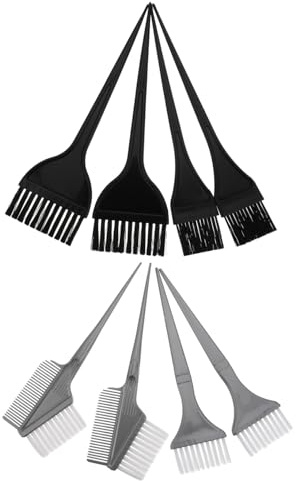 iplusmile 8piezas Pinceles para Teñir el Cabello Aplicador de Color para Tinte Peine para Resaltar y Teñir el Cabello Casa