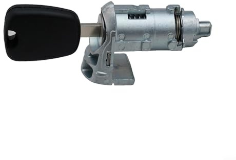Left Front Door Lock Bucket 7701209836 for for Clio for Trafic III - Compatible with Ignition Switches, Metal and Plastic Construction, Silver
