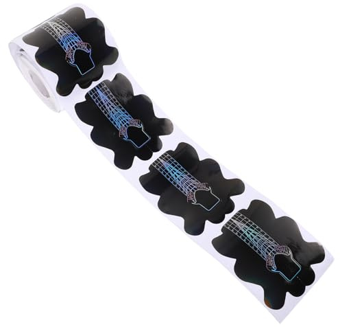 JOYOFREELY Pegatinas para Extensiones de Uñas, Moldes de Papel para Manicura Francesa, Herramienta de Manicura para Gel Uv, Guía de Formas para Arte de Uñas, Decoración Profesional y Hogar