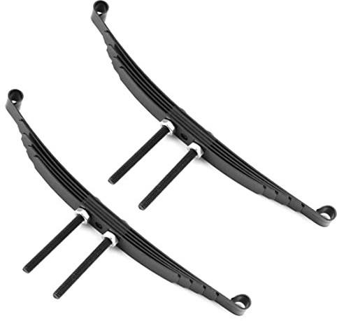 Juyutdey 2 set Steel Leaf Springs for 1/14 RC Tractor Trailer Truck Model Car Upgrade Parts Spare Accessories, D