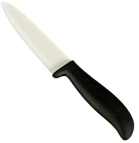 my basics JKT336 mb Keramikmesser, Fleischmesser, Klinge 15 cm, schwarz/weiß