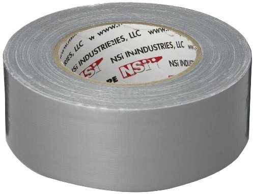 NSI - EWDT-8 General Purpose Cloth Duct Tape, 18lbs/inch Tensile Strength, 2 Width, 55 yds Length, 18mm Thick, Silver