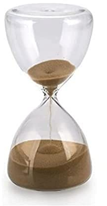 pajoma Sanduhr Velvet aus Glas, 15 Minuten