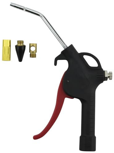 Milton S-174KIT Pistol Grip Blow Gun Kit - Safety Tip Nozzle and KWIK-CHANGE Universal Tip System - 90 Max PSI, (4-Piece)