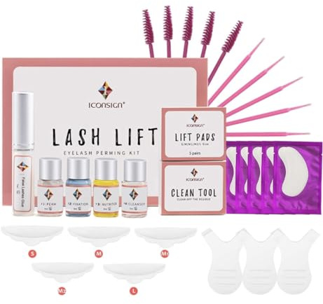 Wimpernlifting Kit Eyelash Lift Kit Lash Lift Kit Iconsign 10 Teilig Deutsche Beschreibung von CM Lashes