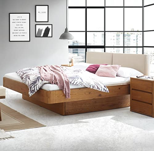 Hasena Oak Puro Stauraumbett Lovie Wildeiche 2 Schubladen 180x200