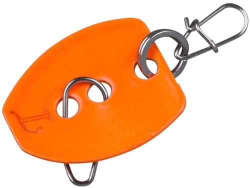Trout Master Chatter Blades 14mm - 2 Metallklingen, Farbe:UV Orange