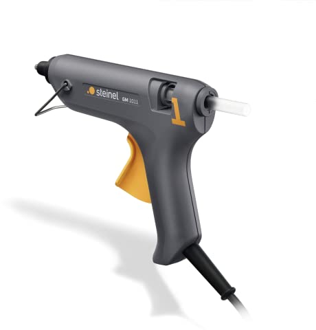Steinel GlueMatic 1011, pistola incollatrice con 2x stick di colla da 11 mm, cavo da 2 m, fai da te, artigianato e decorazione