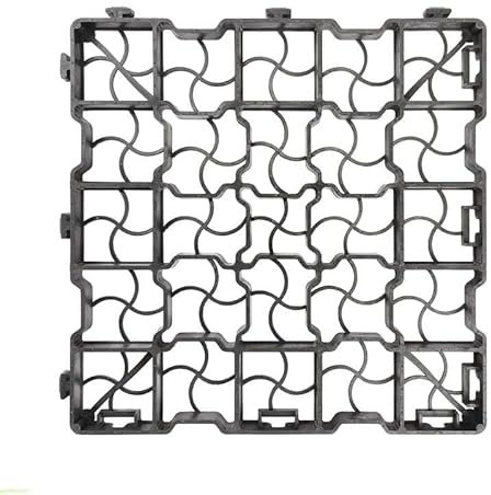 PROFIPLASTIC, Rasengitter, Größe: 41,5 x 41,5 cm Rasen Platten - Schwarz 71m2 - Gehwegplatten, PaddockPlatten, Kiesmatten, Kiesgitter, Kunststoff, ProfiSystem G25