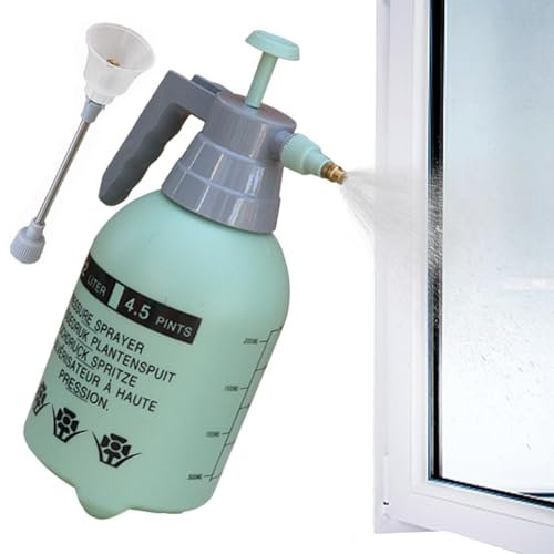 Pulverizador de bomba de lavado de coche, pulverizador de agua de 2 litros para plantas, pulverizador de bomba, pulverizador de jardín, poste de extensión incluido, pulverizador de jardín,