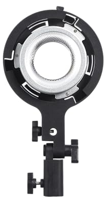 Rollei Lux Bowens Adapter, Compatible with LUX LED Lights, Allows the Use of Bowens Light Shapers, Quick Installation with LUX Mount, Includes Tripod Mount and Adjustable Tilt