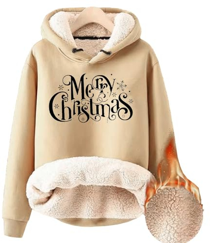 Genérico 𝐁𝐚tas 𝐌𝐚nta De Casa Mujer Invierno Womens Hoodies Pullover Sweater Fuzzy Fleece Sweatshirt Oversized Drawstring Hoodie Cozy Warm Hoodie Sudaderas Mujer Sin Capucha 𝐏olar (C, XXL)