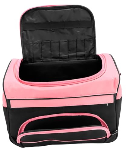DRESSOOS Reisetasche Für Friseure Werkzeugtasche Aus Robustem Material Organizer Für Friseurutensilien Mit Fächern Und Trennwänden Platz Für Scheren Kämme Haartrockner Glätteisen Umhänge Un