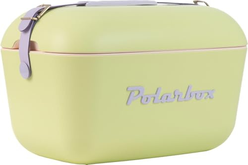 Cooler 12L Green Lime Pop - Logo y Correa púrpura POLARBOX