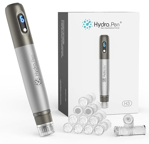 Dr.Pen H3 Hydra Pen microneedling Pen - Microagujas automáticas profesionales con 12 cartuchos